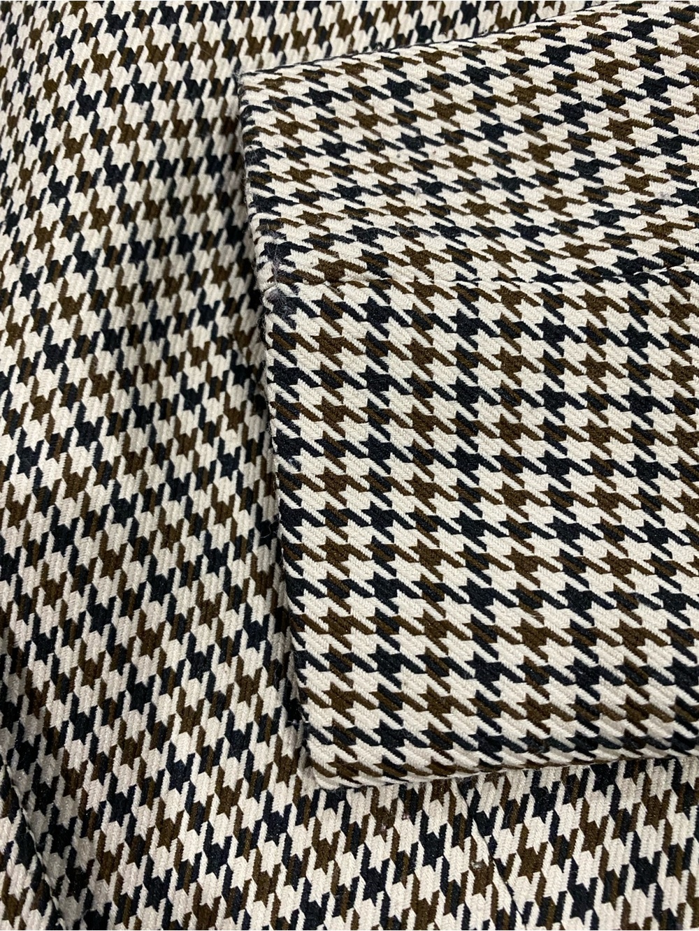 Tahari Brown, Black & Tan Houndstooth Women’s Blazer - Picture 5 of 16